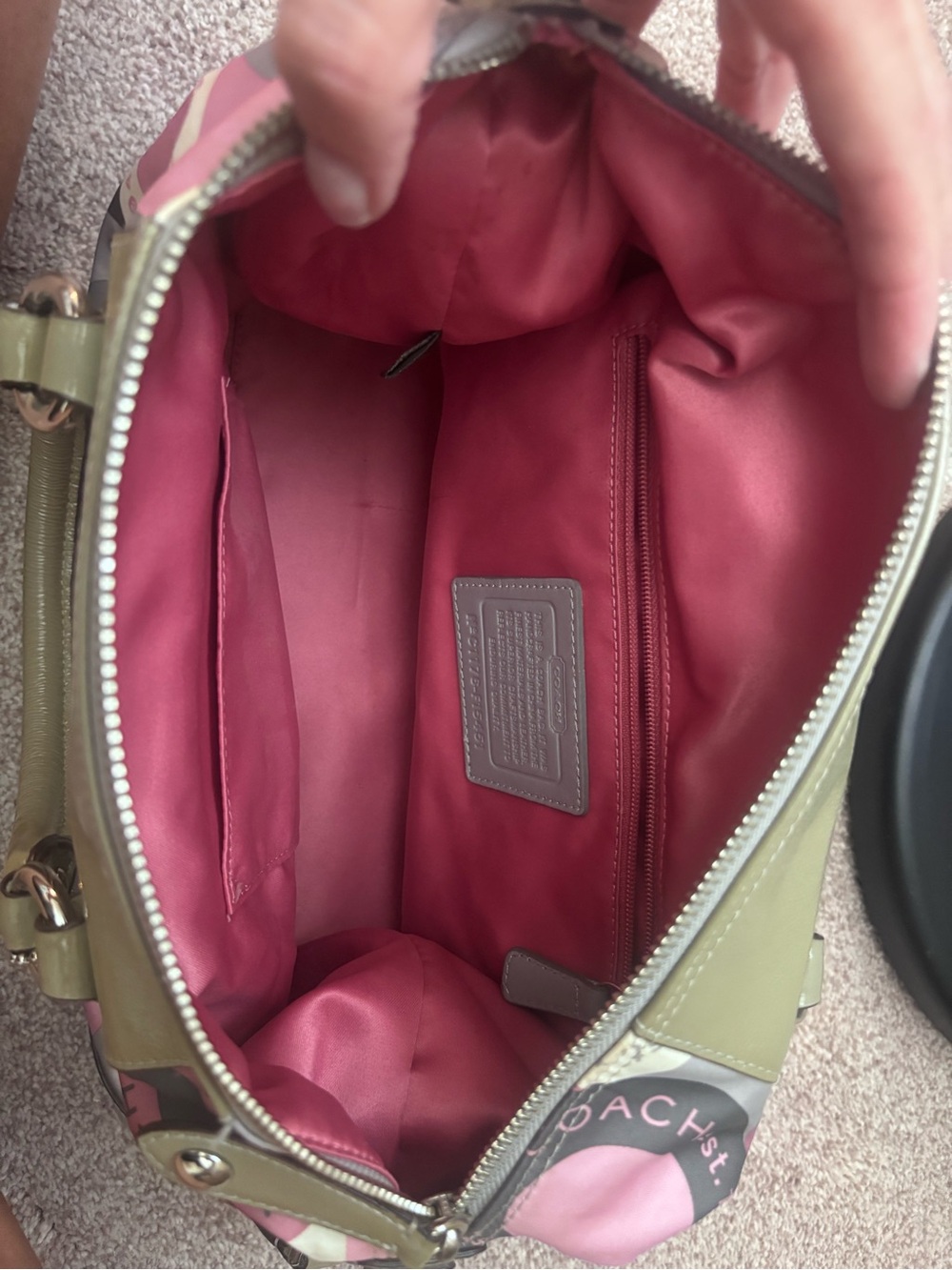 Coach Ashley Snap Head Satchel purse y2k - Picture 7 of 9